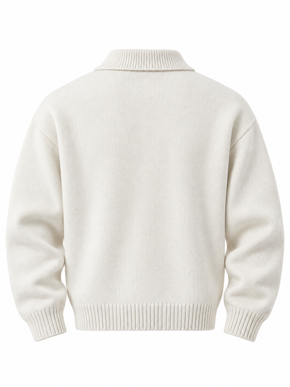 Pull polo Kael Blanc