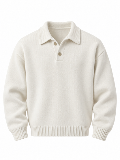 Pull polo Kael Blanc