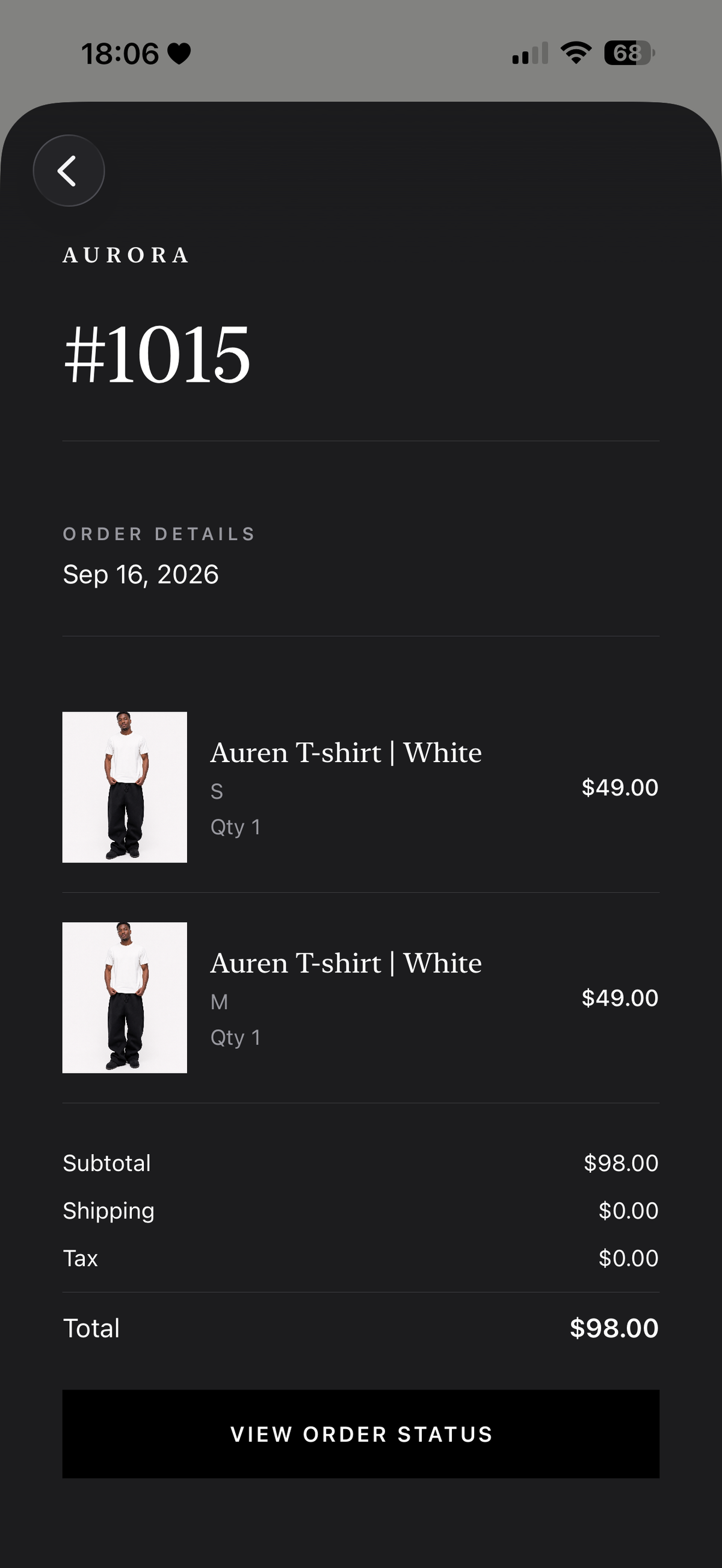 Aurora app screenshot 2