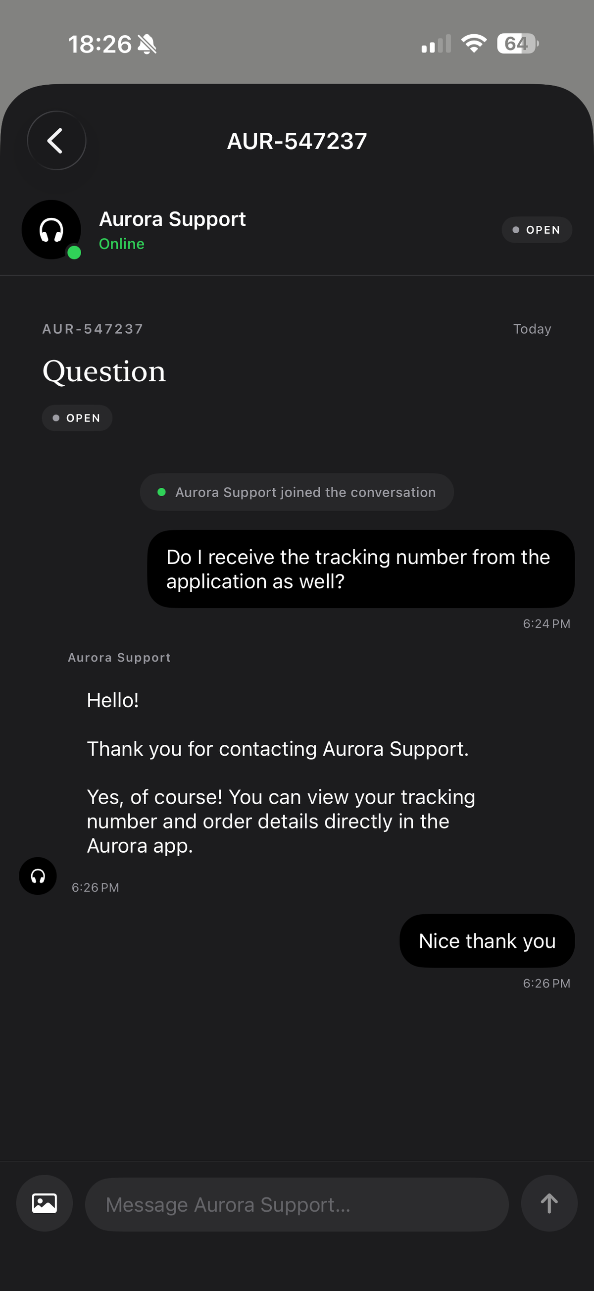 Aurora app screenshot 4