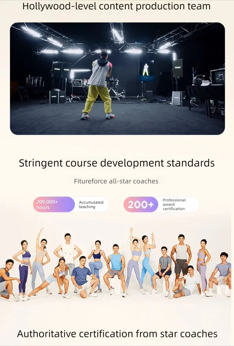 Fitness Magic Box AI, Intelligent Somatosensory Exercise, TV Projection, Console Game Dance Machine Home Fitness Equipment