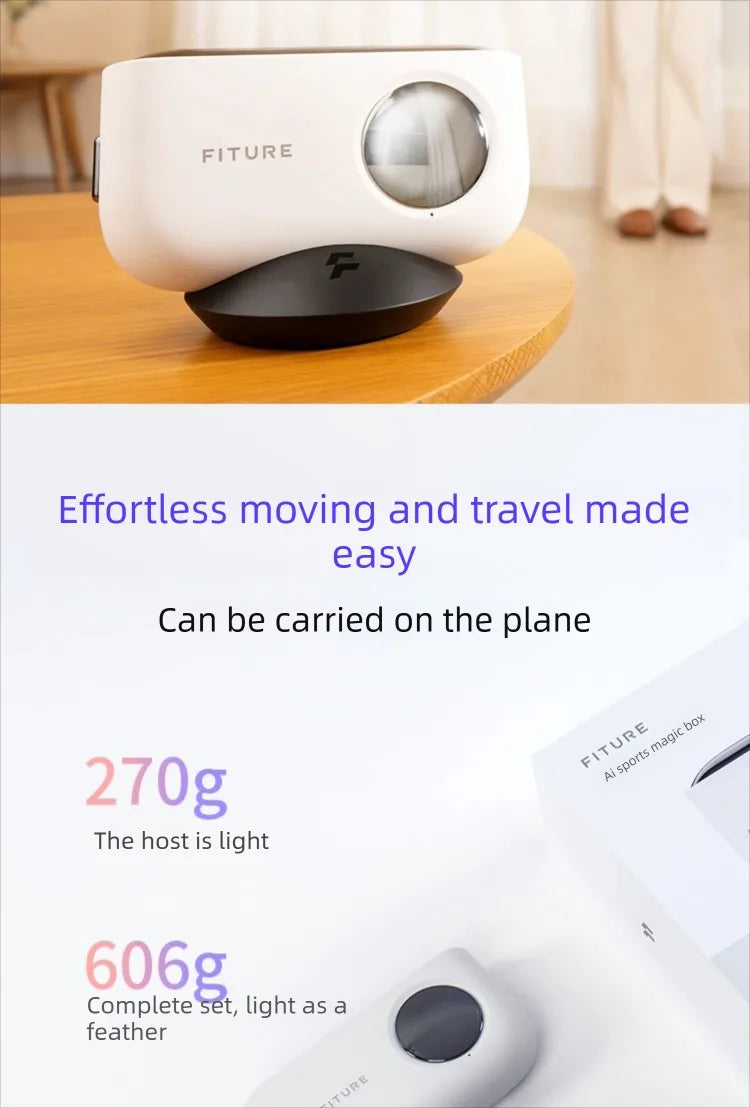 Fitness Magic Box AI, Intelligent Somatosensory Exercise, TV Projection, Console Game Dance Machine Home Fitness Equipment