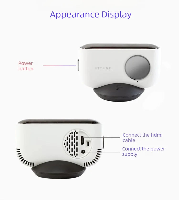 Fitness Magic Box AI, Intelligent Somatosensory Exercise, TV Projection, Console Game Dance Machine Home Fitness Equipment