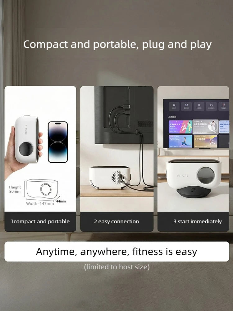 Fitness Magic Box AI, Intelligent Somatosensory Exercise, TV Projection, Console Game Dance Machine Home Fitness Equipment